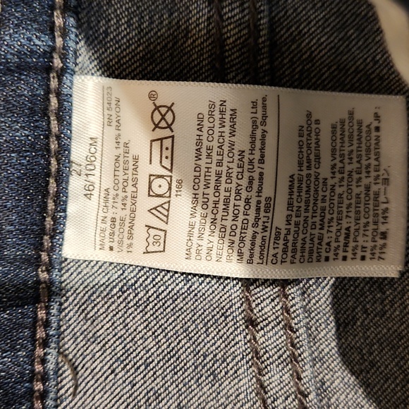 ❤️ BANANA REPUBLIC STRAIGHT LEG JEANS, 4 (27) - Picture 6 of 8